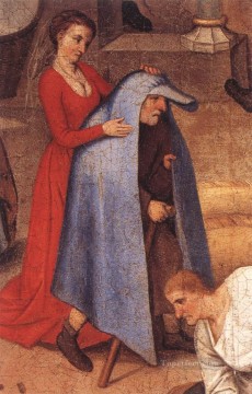  Brueghel Canvas - Proverbs 2 peasant genre Pieter Brueghel the Younger
